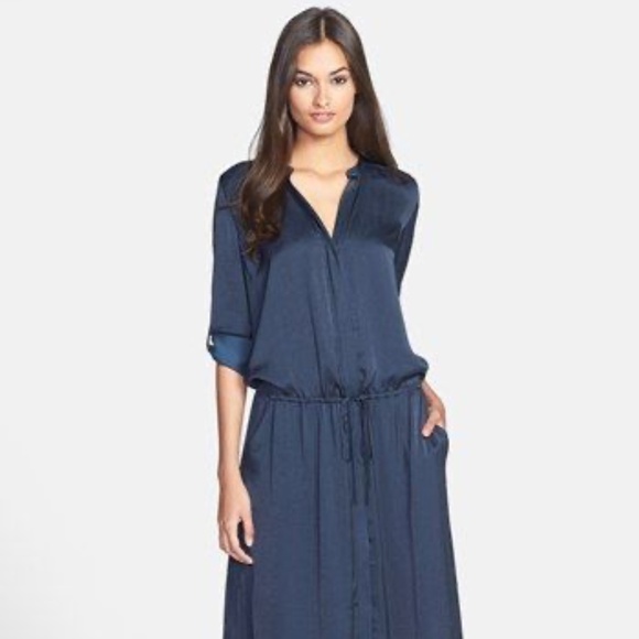 Vince Maxi Shirt Dress - Picture 1 of 7